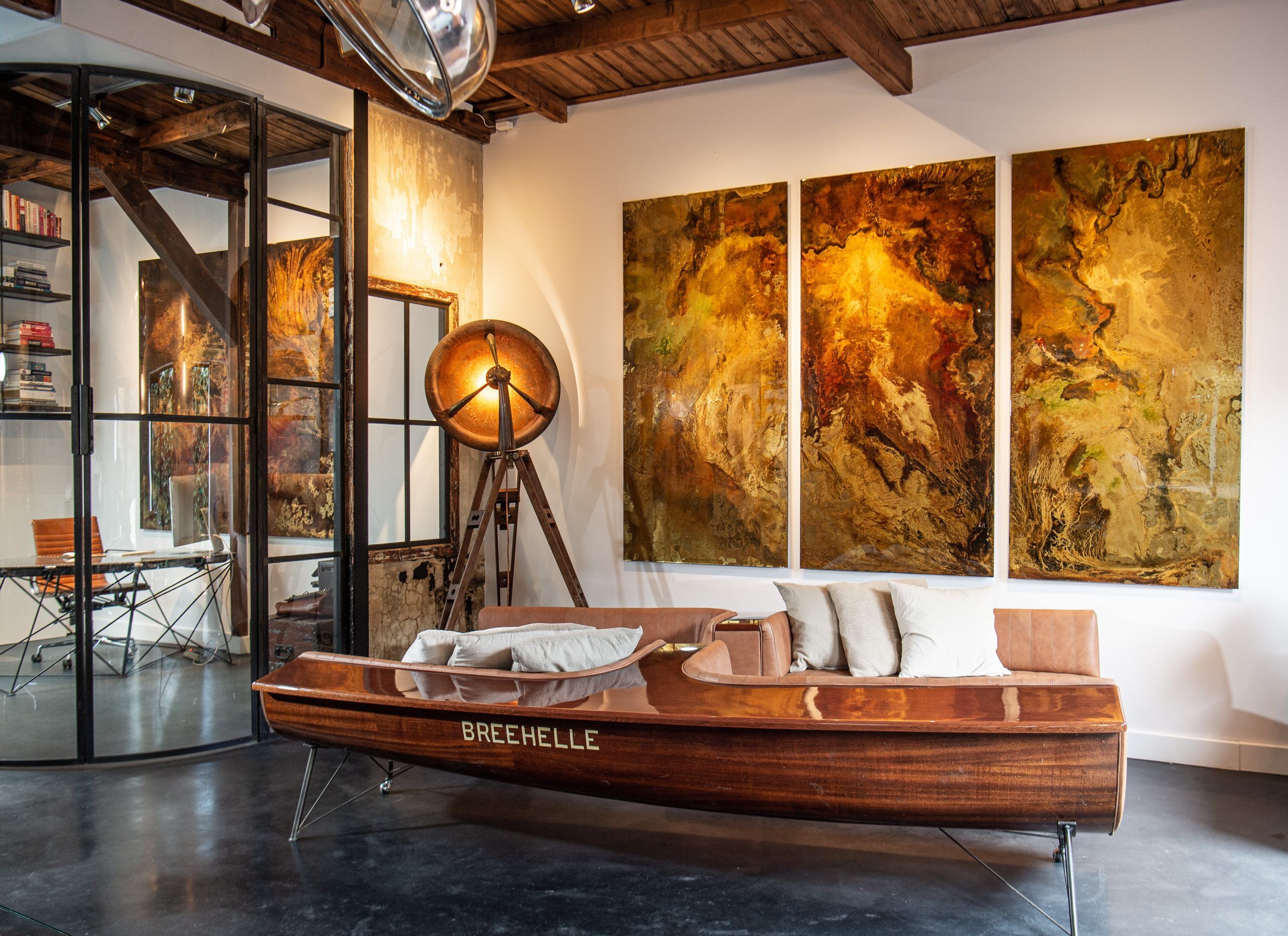 'Breehelle' Flying Dutchman Sailingboat Sofa - Afbeelding 2